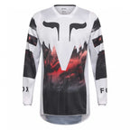 FOX Racing MX Jersey & Pant Kit Deal - 180 KAIROS (White/Fluo Red/Black)