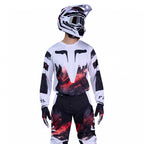 FOX Racing MX Jersey & Pant Kit Deal - 180 KAIROS (White/Fluo Red/Black)