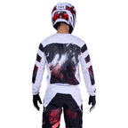 FOX Racing MX Jersey & Pant Kit Deal - 180 KAIROS (White/Fluo Red/Black)
