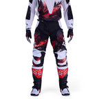 FOX Racing MX Jersey & Pant Kit Deal - 180 KAIROS (White/Fluo Red/Black)