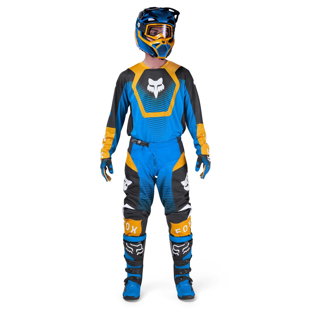 FOX Racing MX Jersey & Pant Kit Deal - 180 COLLECT (Blue/Tangerine/Black)