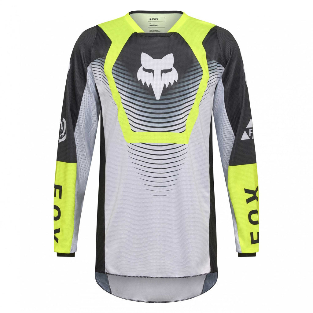 FOX Racing MX Jersey & Pant Kit Deal - 180 COLLECT (Grey/Fluo Yellow/Black)