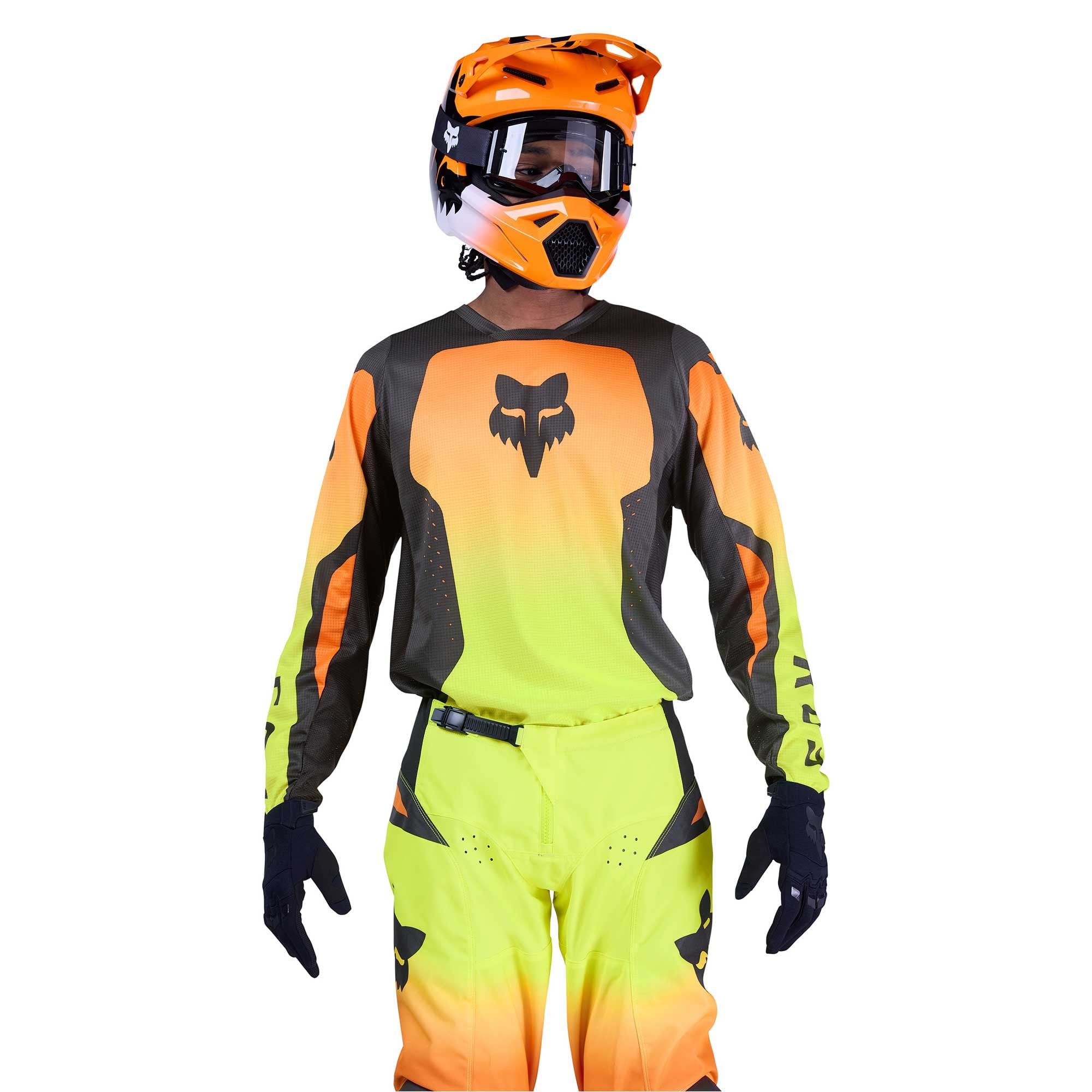 FOX Racing MX Jersey & Pant Kit Deal - 180 SHIELD (Fluo Yellow/Orange/Black)