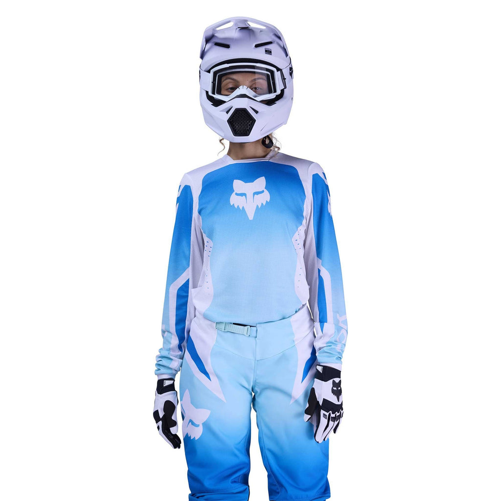FOX Racing Women's MX Jersey & Pant Kit Deal - 180 SHIELD (White/Blue)