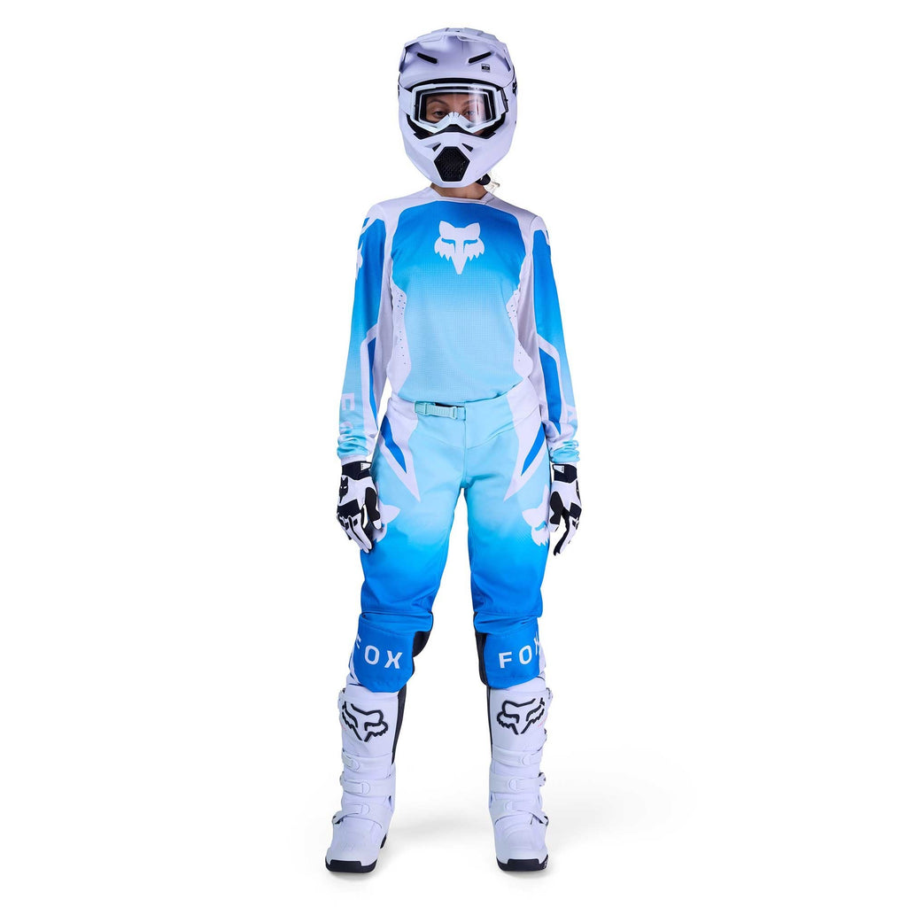 FOX Racing Women's MX Jersey & Pant Kit Deal - 180 SHIELD (White/Blue)