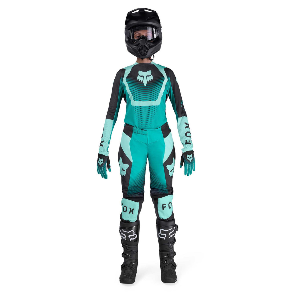 FOX Racing Women's MX Jersey & Pant Kit Deal - 180 COLLECT (Spearmint/Teal/Black)