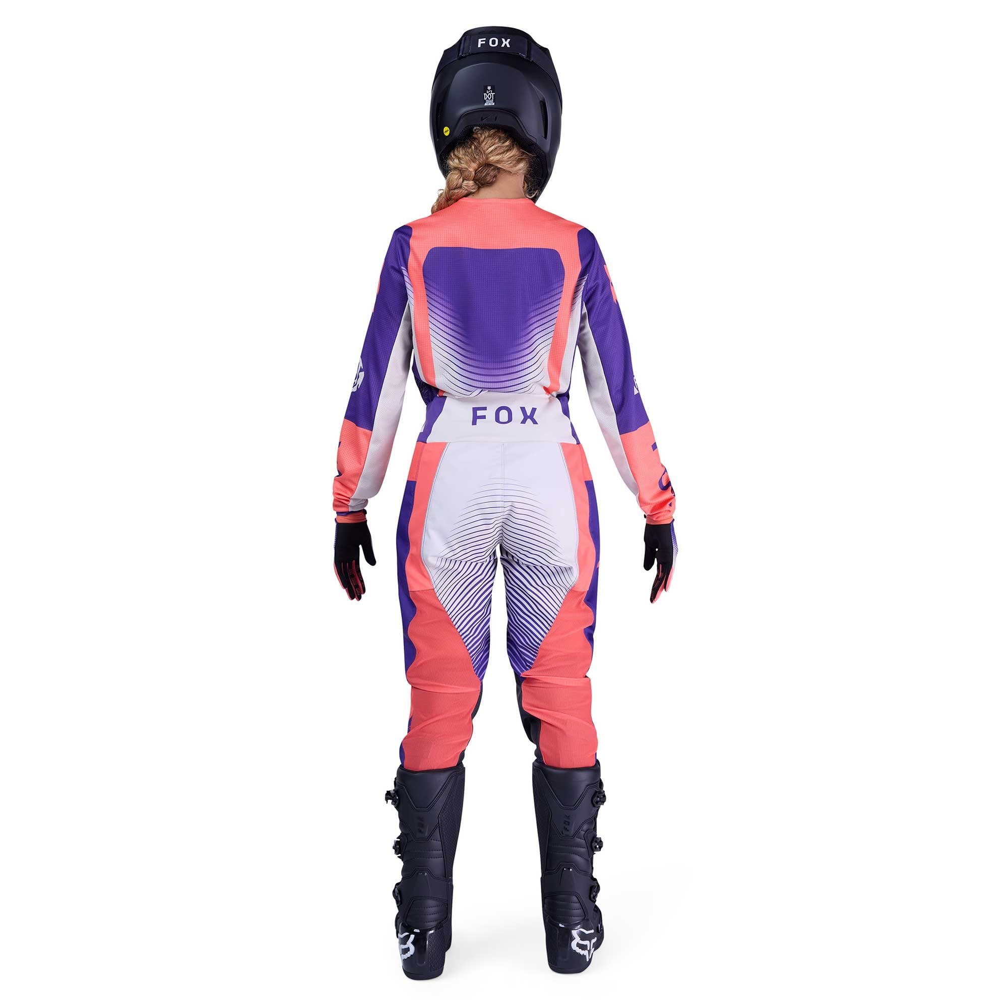 FOX Racing Women's MX Jersey & Pant Kit Deal - 180 COLLECT (Grape Purple/Coral)