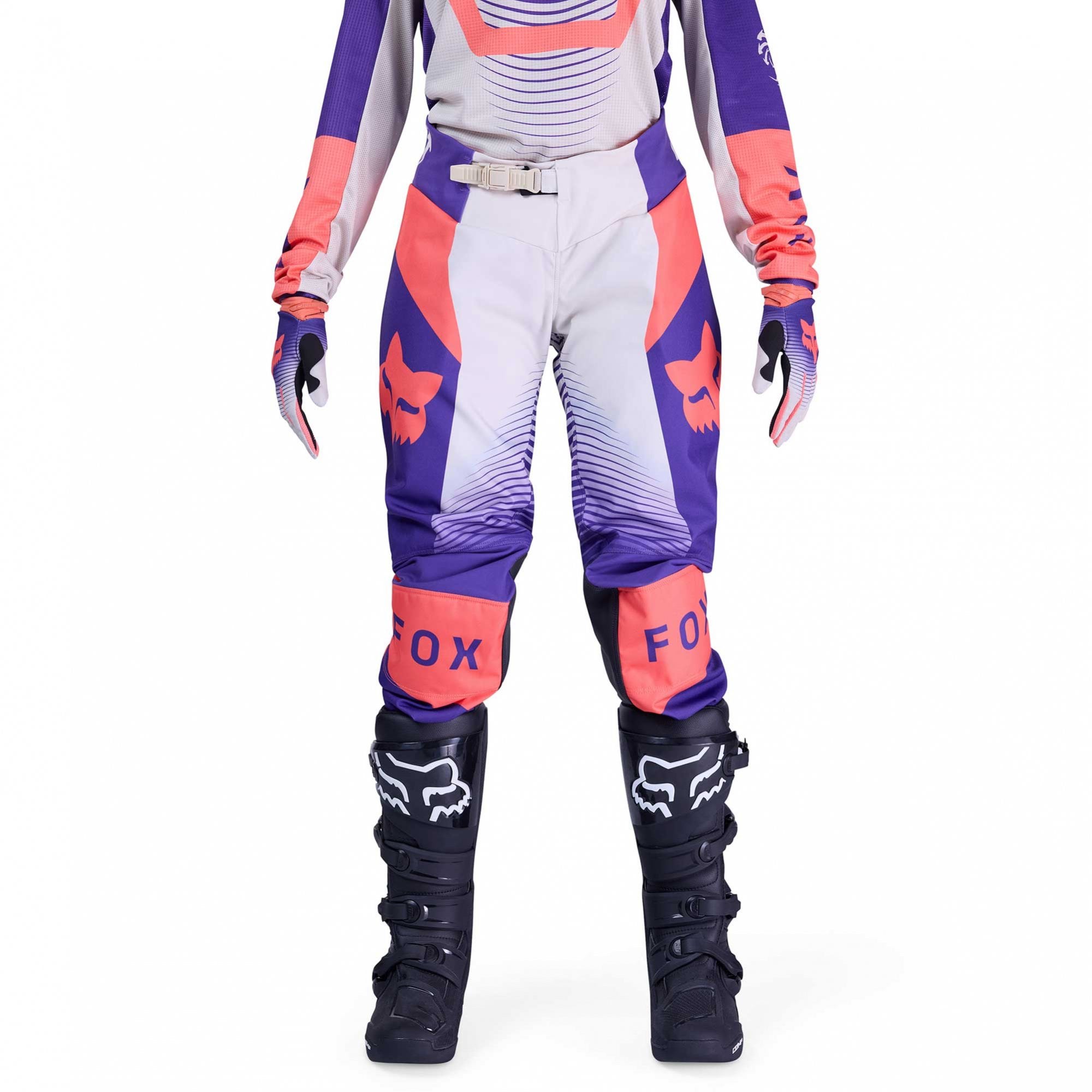 FOX Racing Women's MX Jersey & Pant Kit Deal - 180 COLLECT (Grape Purple/Coral)