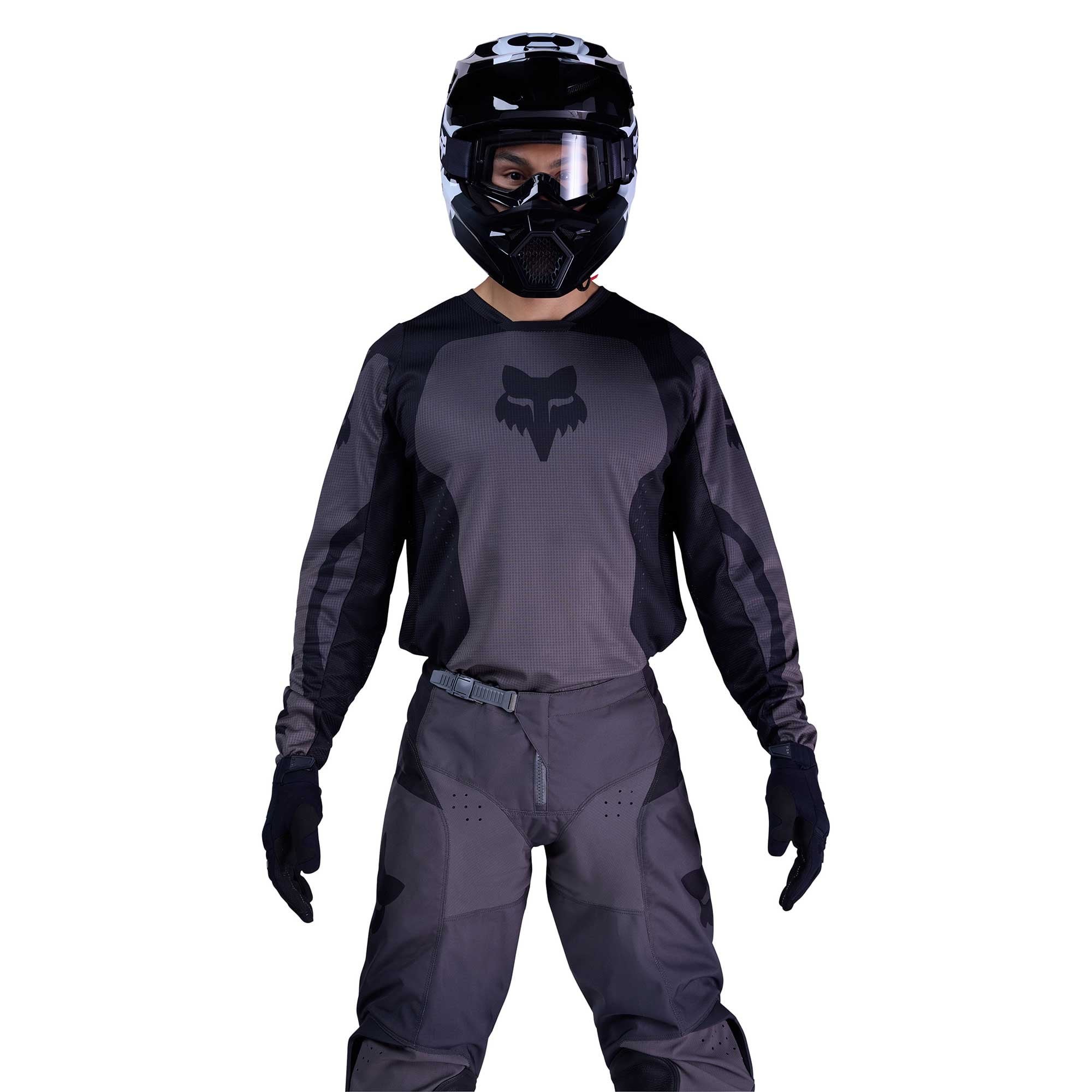 FOX Racing MX Jersey - 180 SHIELD (Black/Dark Grey)