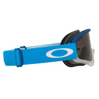 Oakley O-Frame Goggles (Team Blue) - Dark Grey Lens