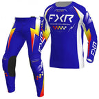FXR (MX26) Youth MX Jersey & Pant Kit Deal - CLUTCH (Royal/Yellow/Red)