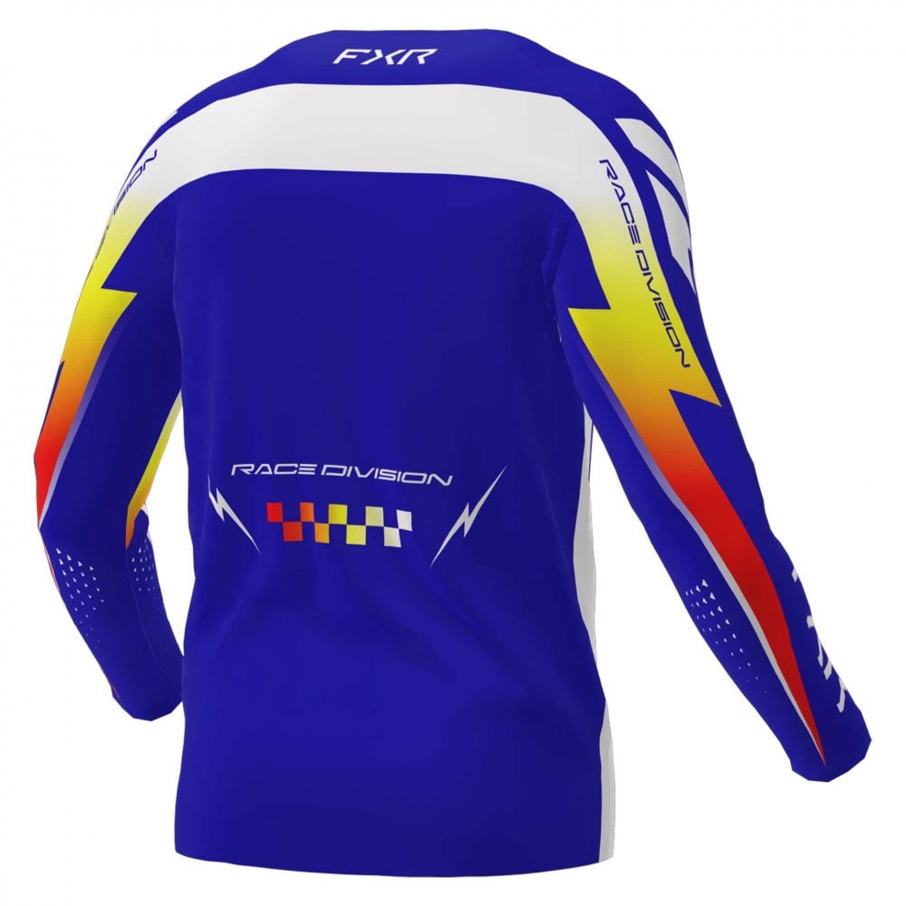 FXR (MX26) Youth MX Jersey & Pant Kit Deal - CLUTCH (Royal/Yellow/Red)