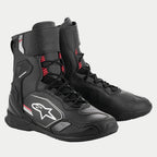 Alpinestars SuperFaster Motorcycle Riding Shoes (Black/Grey/Bright Red)