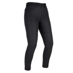 Oxford Women's Motorcycle Jegging - Armourlite (AA) Single Layer (Waxed Black) *Regular Leg*