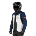 Alpinestars ST-7 2L Gore-Tex Laminate Motorcycle Touring | Adventure Jacket (Ice Grey/Dark Blue/Black)