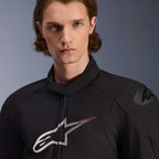 Alpinestars SMX WP Motorcycle Sports Textile Jacket (Black/White/Bright Red)