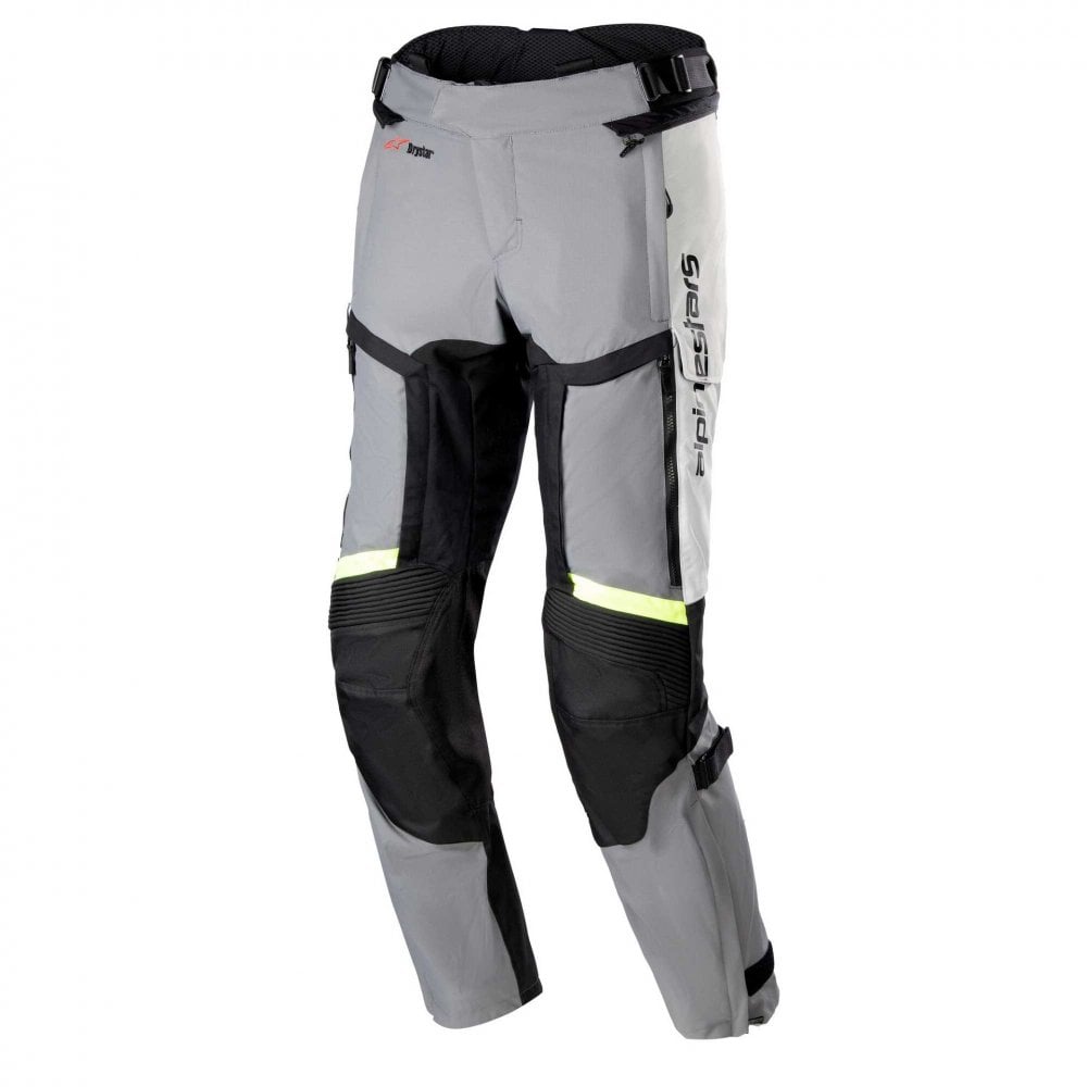 Alpinestars Bogota 4 Seasons Pro Drystar Motorcycle Adventure Textile Pant (Ice Gray/Dark Gray/Fluo) *Regular Leg*