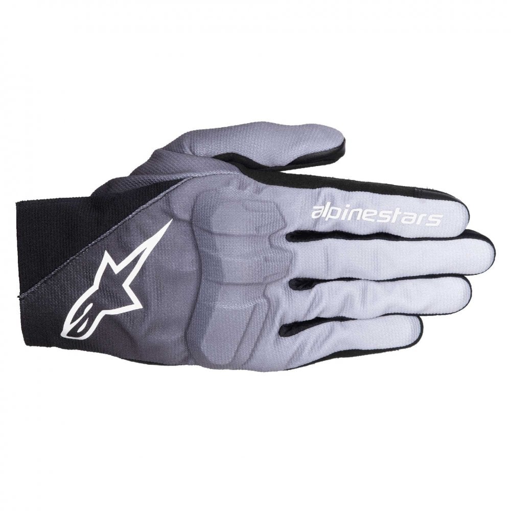 Alpinestars REEF V2 Motorcycle Short Textile Gloves (Mid Grey/Black/White)