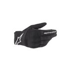 Alpinestars Copper Motorcycle Short Textile Gloves (Black/White)