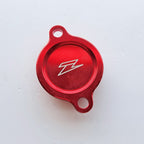 Zeta - Oil Filter Cover - KXF250 05-24, KXF250XC 21-24, RMZ250 05-06 (Red)