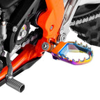 Zeta - Foot Pegs - MAX - KTM SX/SXF 125-450 23-27, EXC/EXCF 125-450 24-27, Husqvarna TC/FC 125-450 23-27, TE/FE 125-450 24-27, TX300 23-27, FX350/450 23-27, Gas Gas 125-500 24-27, MCF250/450 FACTORY 23-27