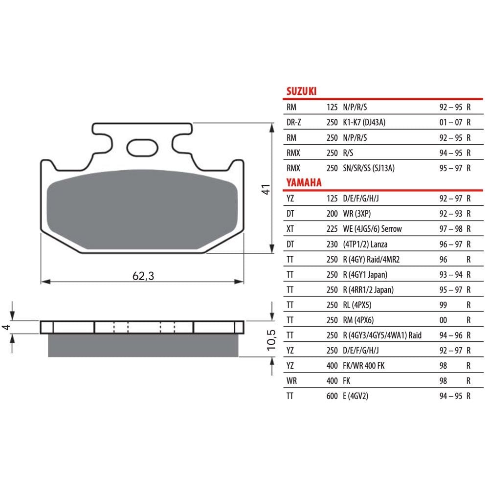 Gold Fren (SALE) Brake Pads - GF100 (FA152/2)