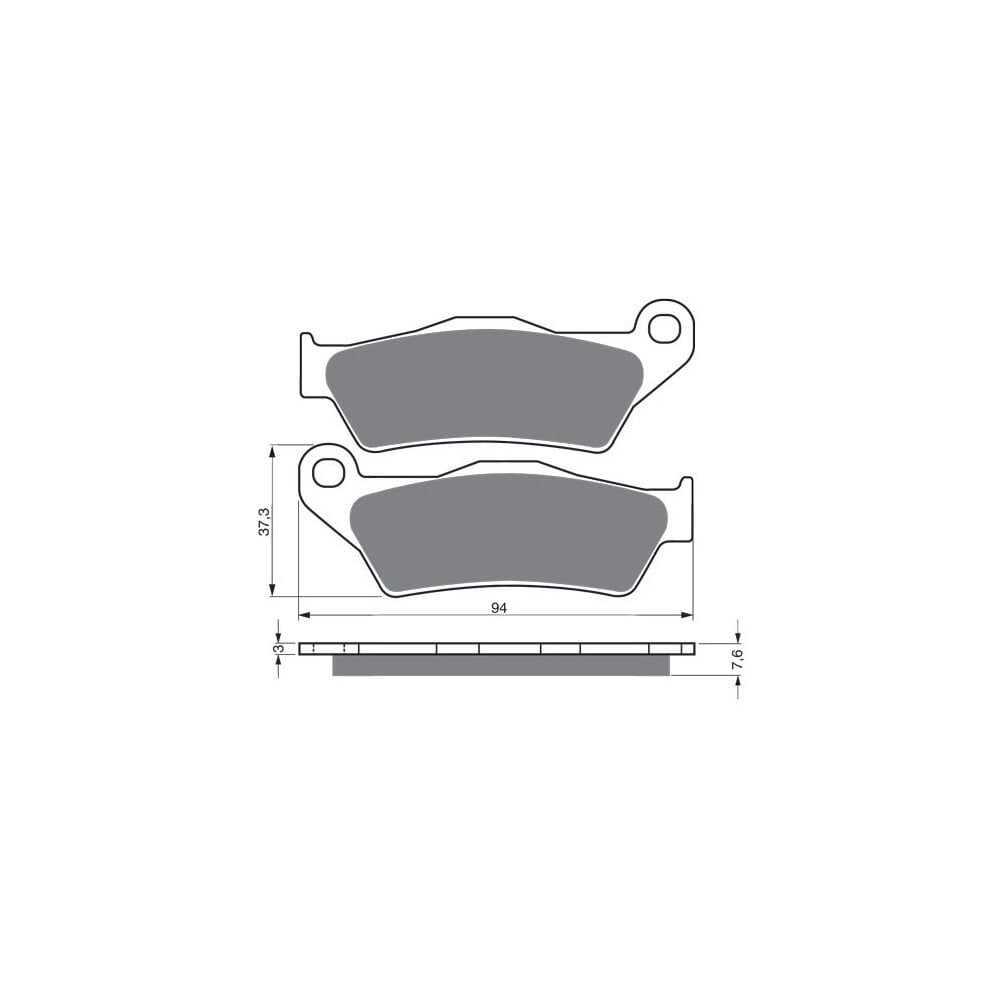 Gold Fren - Brake Pads - GF031/FA181/DP617