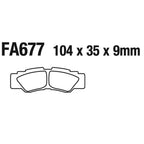 EBC - Brake Pads - FA677TT