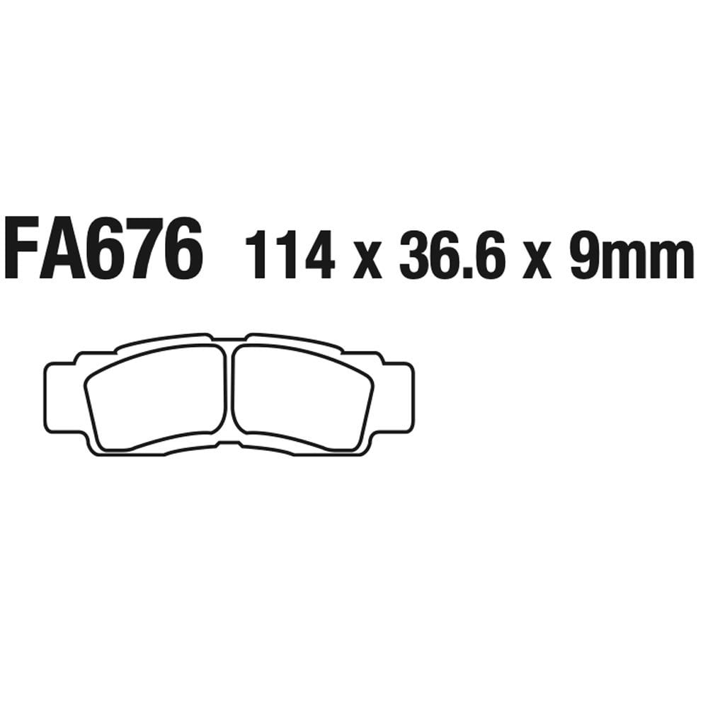 EBC - Brake Pads - FA676R