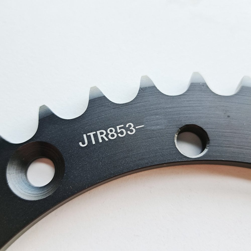 JT - Sprocket - Rear - JTR853 TR103 - 520 - YZ100 82-84, YZ125 80-98, YZ250 77-98, YZ400 77-79, YZF/WR400 98, YZ490 83-88, IT175-490 80-84, WR200/250 89-98, ATV YFS200 Blaster, YFZ350 Banshee 89-98, YFM660 Raptor