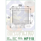 HiFlo Oil Filter - HF118 - ATV Honda TRX125
