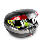 Kappa (Top Box) Monokey - K56N w/Red Reflectors (Black) - 56L