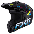 FXR (MX26) Youth Helmet - Clutch (Black/Rave)