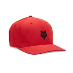 FOX Racing Mens Cap - FOX HEAD Select Flexfit Hat (Flame Red)