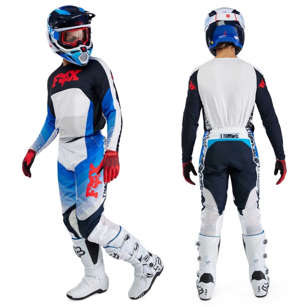 FOX (SALE) Jersey & Pant Kit - 360 FADE (White/Blue)