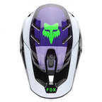 FOX Racing V3 RS Carbon GRID MX | Enduro Helmet (Black/Purple)