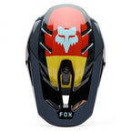 FOX Racing V3 RS Carbon GRID MX | Enduro Helmet (Black/Orange)