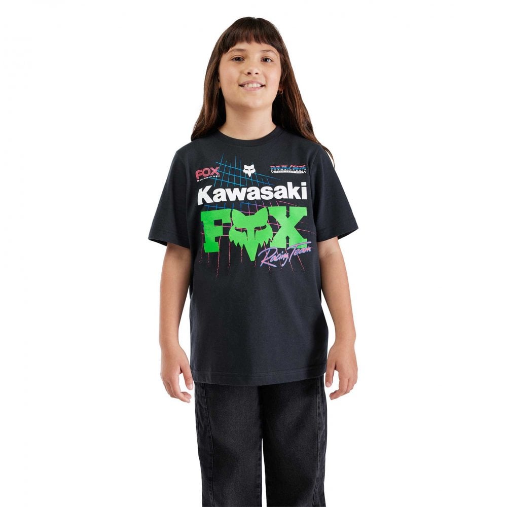 Fox (SALE) Youth T-Shirt - KAWASAKI Tee (Black)