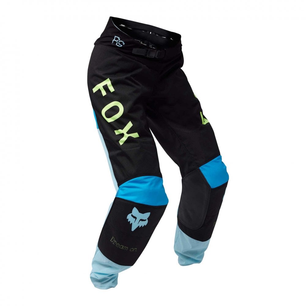 FOX (SALE) Women's MX Jersey & Pant Kit - 180 RACE SPEC (Black/Teal/Blue)