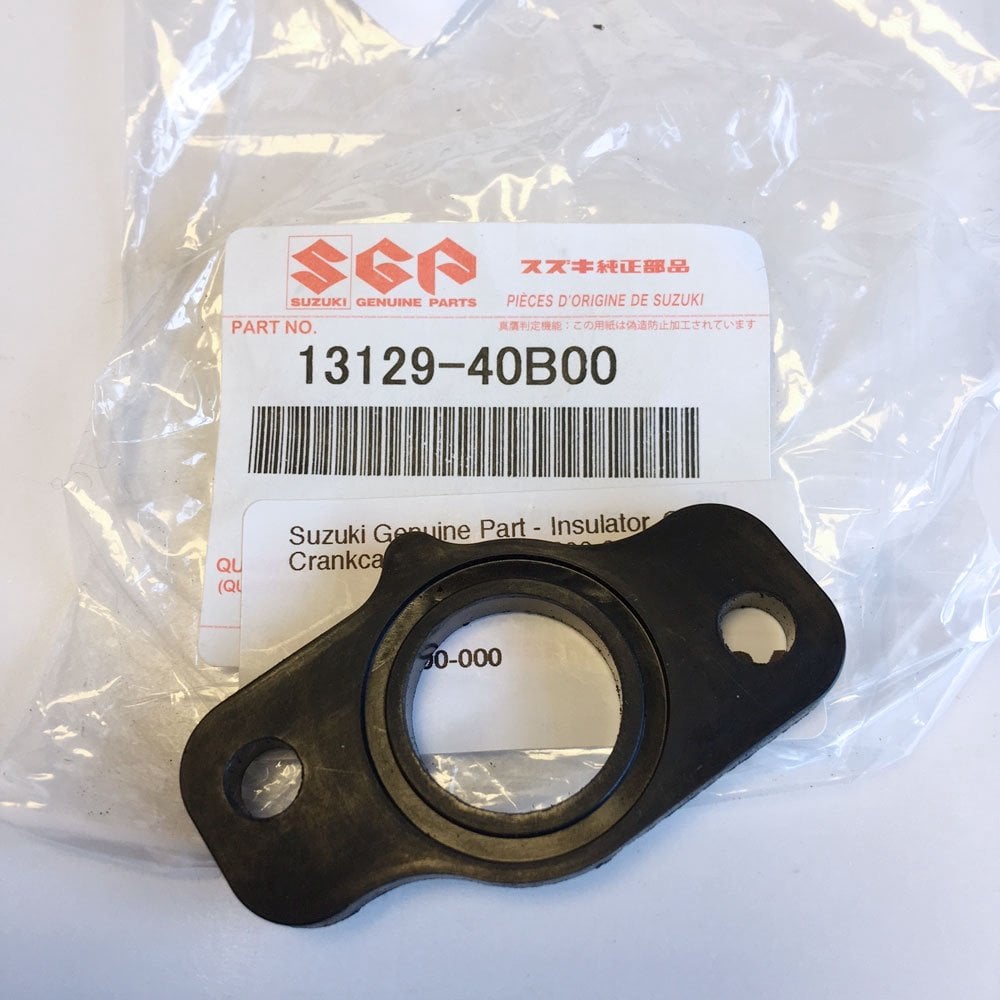 Suzuki Genuine Part - Insulator, Carb Crankcase (LT80 Quad K-K6 89-06) - 13129-40B00-000