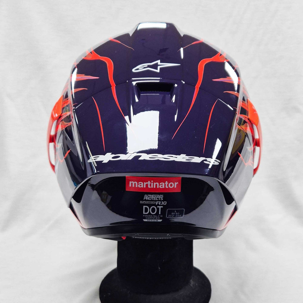 Alpinestars (Limited Edition) Helmet - Supertech R10 FLYTE Jorge martin (Purple/Red/White/Black Gloss)