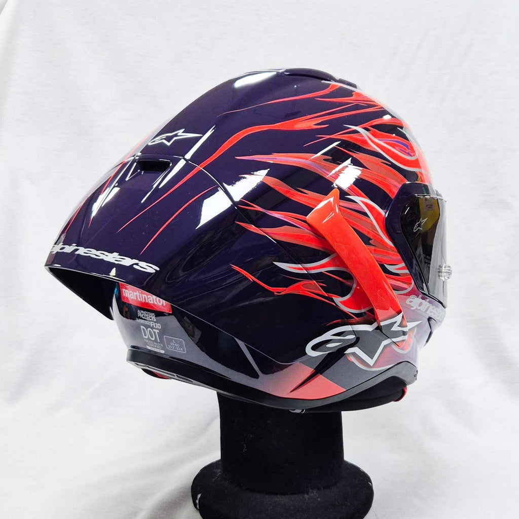 Alpinestars (Limited Edition) Helmet - Supertech R10 FLYTE Jorge martin (Purple/Red/White/Black Gloss)