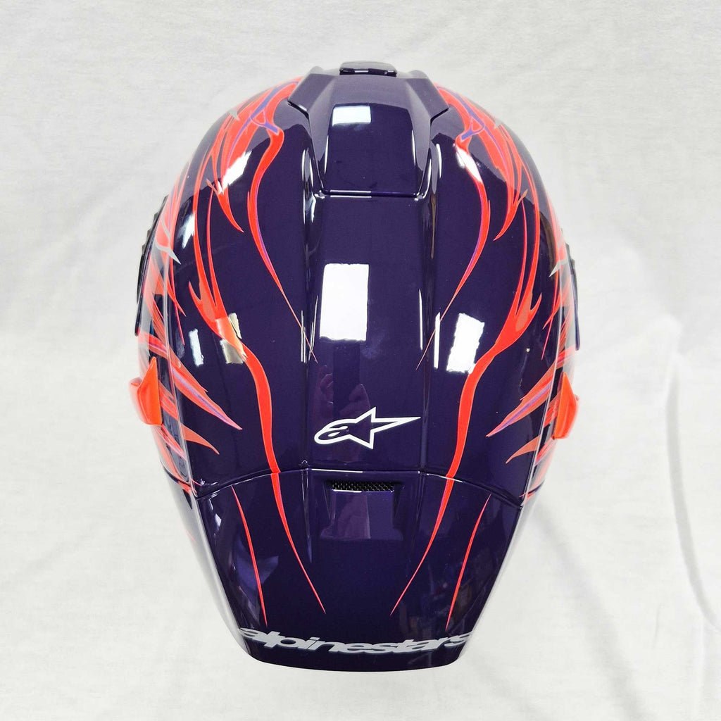 Alpinestars (Limited Edition) Helmet - Supertech R10 FLYTE Jorge martin (Purple/Red/White/Black Gloss)