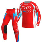 FXR (MX26) Youth MX Jersey & Pant Kit Deal - CLUTCH (Red/Blue/White)