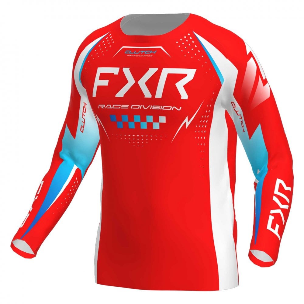 FXR (MX26) Youth MX Jersey & Pant Kit Deal - CLUTCH (Red/Blue/White)