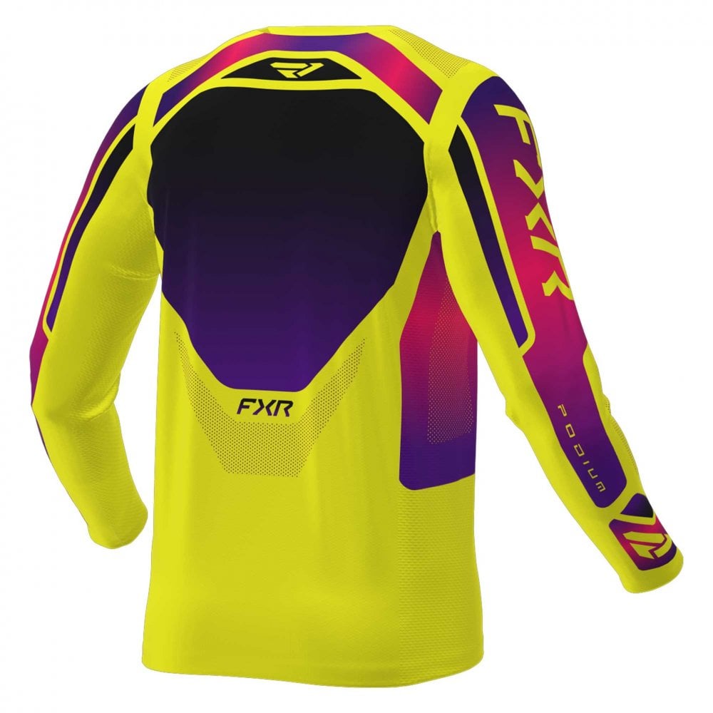 FXR (MX26) MX Jersey & Pant Kit Deal - PODIUM Relay (Yellow/Razz/Black)