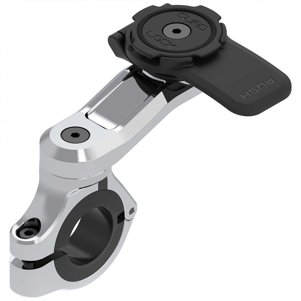 Quad Lock (Mount) - Motorcycle Handlebar Pro Chrome (Metal)