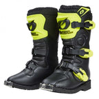O'Neal Youth Motocross Boots - Rider Pro (Black/Fluo Yellow)