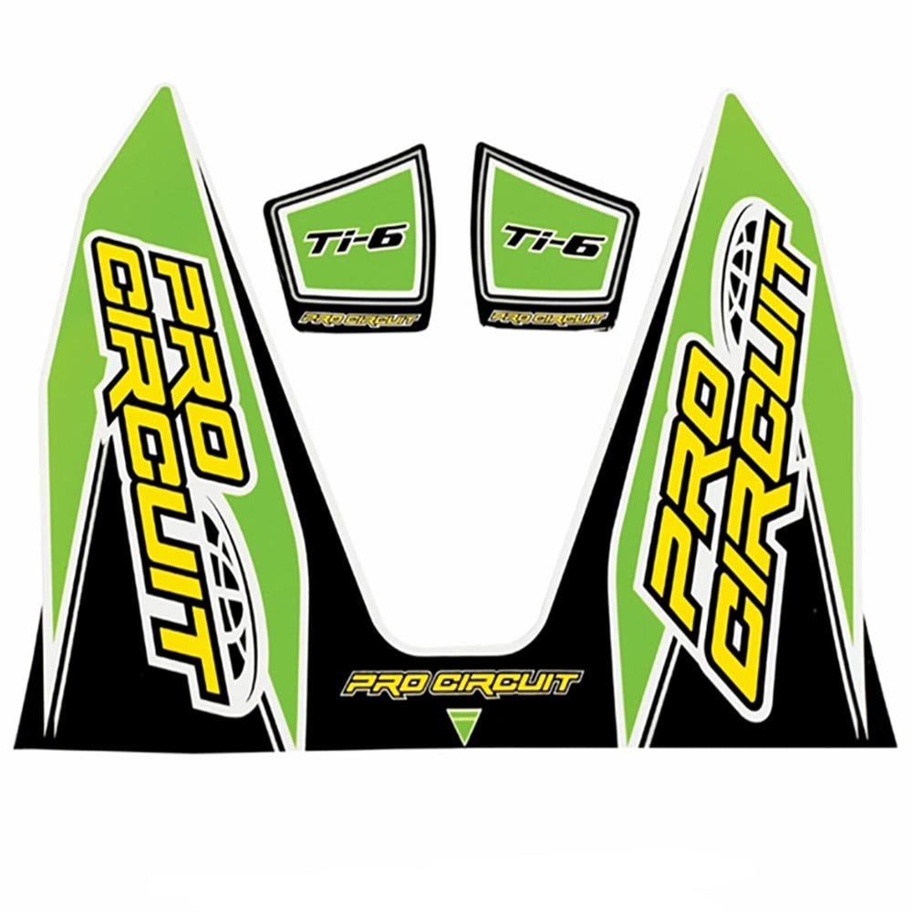 Pro Circuit - Heatproof Sticker - Wrap & End Cap - Ti-6
