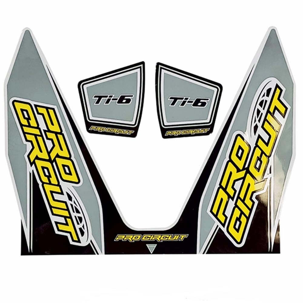 Pro Circuit - Heatproof Sticker - Wrap & End Cap - Ti-6